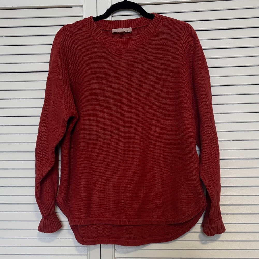 Philosophy Brick Orange/Red Crewneck Sweater